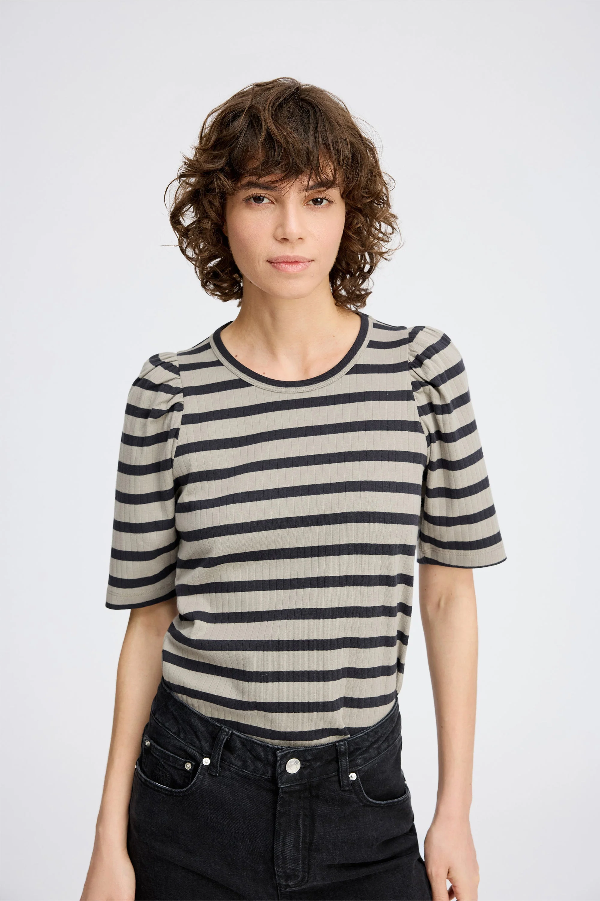 JIKOLAZ - STRIPE KHAKI - Image 3
