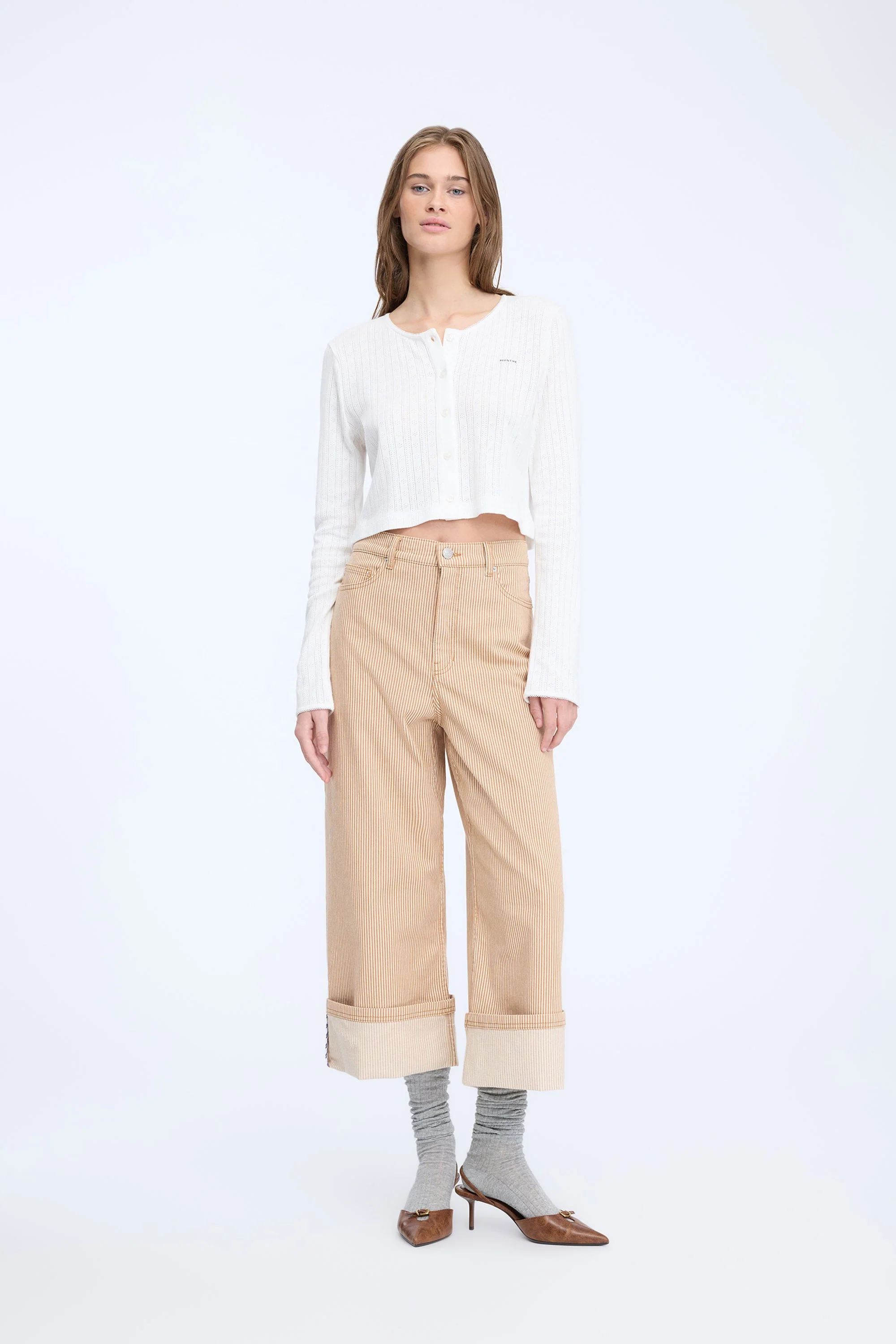 NAVONA - STRIPE CAMEL